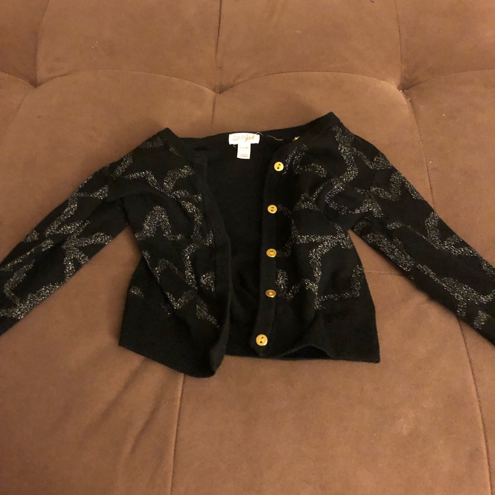 Black star cardigan
